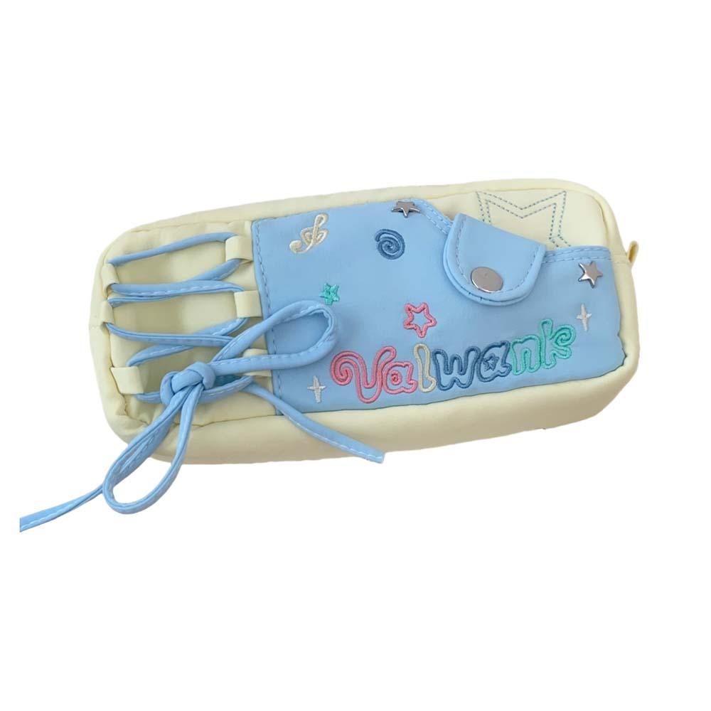 Pencil Case Large Ins Pen Bag Desktop Storage Cartoon Pencil Bag Korean Stationery Bag  School