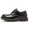 Black Leather Shoes British Style Low-top Brown Casual Shoes Pretty Boy New Autumn