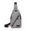 New men's breast bag, casual nylon sports breast bag, multi-functional anti-theft shoulder bag, fashionable messenger bag.