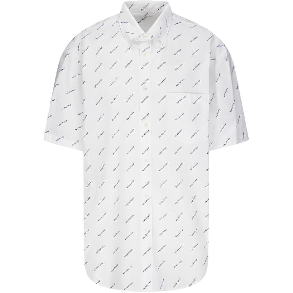 Balenciaga Shirt Regular Fit Men's White 534332TBL969040