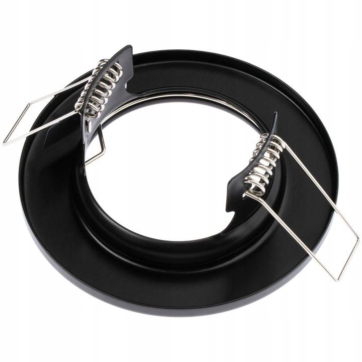 Ardali Recessed Fixed Round Halogen Luminaire Black Sheet Mr16 Gu10