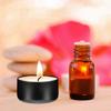 Candle Jar Aluminum Candle Tin for Storage 48Pcs Black Round Metal Containers