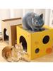 Cat Scratching Board Protect Furniture Grinding Claw Toys Cartoon Cat Corrugated Paper Wear-resistant Cat Nest Cat Accessories