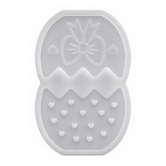 

Форма для кролика 3D візерунок кролика Силіконова форма Для заливки смоли Гнучка Багаторазова Епоксидна форма DIY Ремесла Форма для виготовлення великодніх подарунків Весняний Декор G