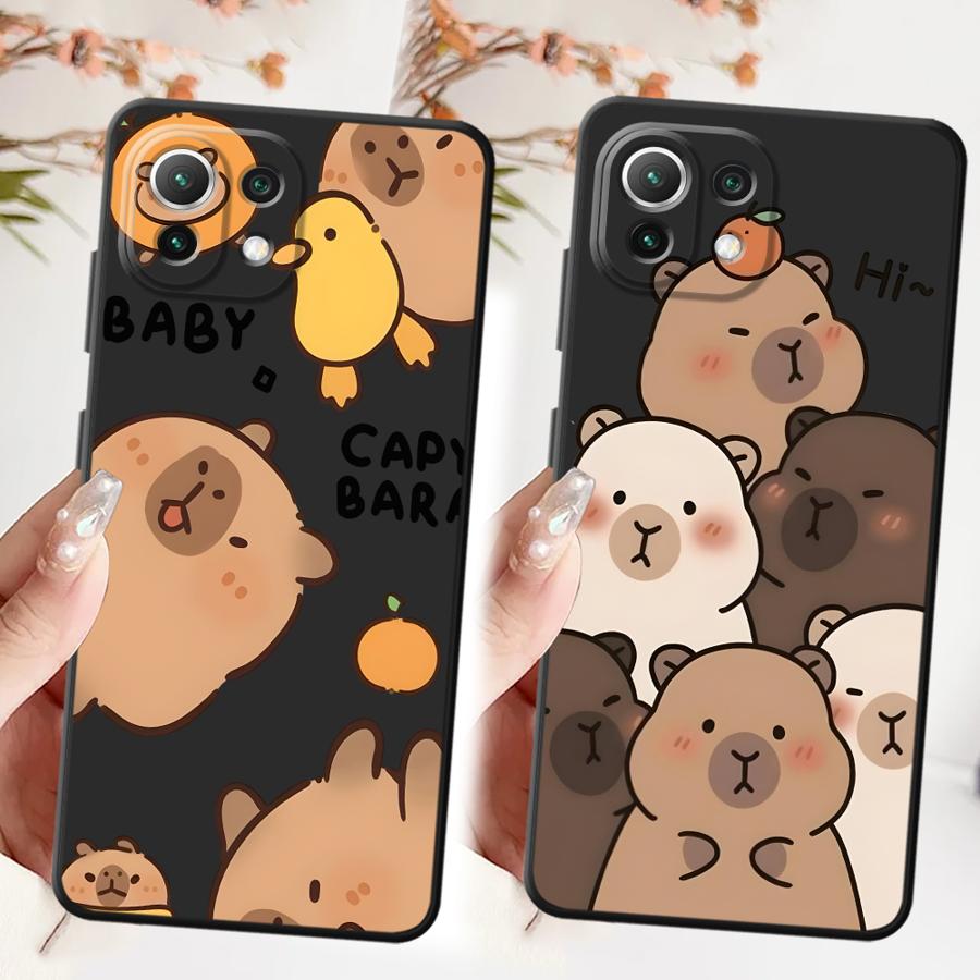 Cute Capybara Funda Phone Cover Case for Xiaomi Mi 12T Pro 11T 12 12X 10T 14 13 Lite 11