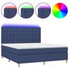VidaXL Sommier à Lattes de Lit avec Matelas et LED, Lit Rembourré, Lit Double, Lit Adulte de Chambre à Coucher Intérieur, 3135771