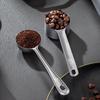 Pure Titanium Measuring Spoon : Coffee Beans/Powder, Milk/Fruit Powder – Baking, Milk Tea Shop Use, Scoop for Baristas, Bakers, Home Cooks KFS-006