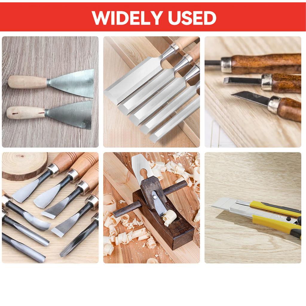 Chisel Sharpening Jig Kit 0-70mm Sharpening Range Honing Guide Tool Sharpening Holder Guide for Woodworking Chisels and Planes