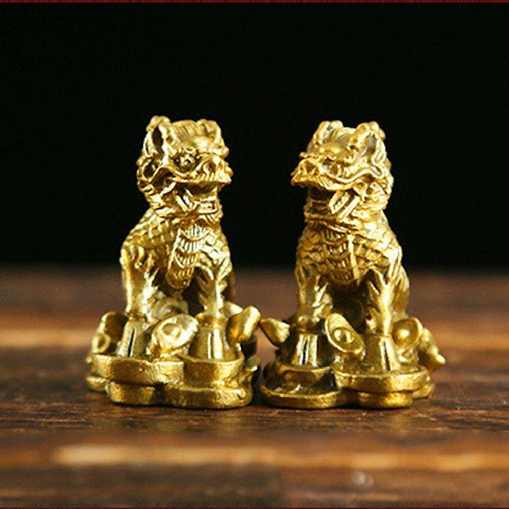 

Подарок на новоселье, легко моющиеся фигурки Kylin, домашний декор, миниатюрная скульптура, украшения фэн-шуй 1pcs