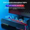 Marquee Luminous Mini Sound Blaster Audio Desktop Strip Portable Subwoofer High Power Bluetooth Speaker