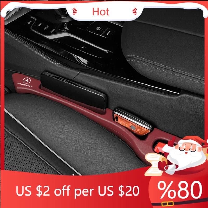 UOJOI1 2025 Hot Car Seat Gap Anti-leak Stopper Strip Gap Filler Organizer For Mercedes Benz AMG W203 W206 W220 W205 W211 W212 W201 W210