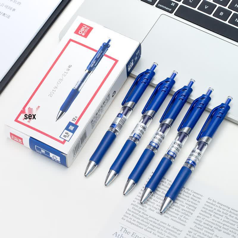 Deli 0.5mm Retractable Gel Pen