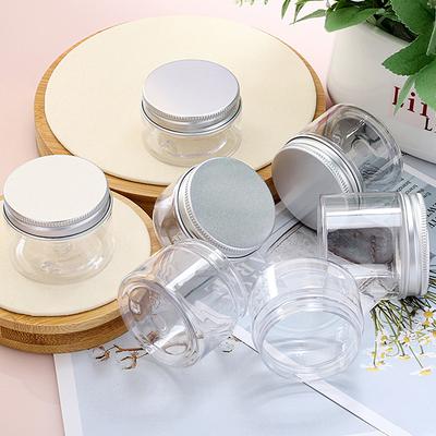 5 Stück Reise Gesichtscreme Tiegel Leere Plastik Kosmetik Make-up Flasche 20 ml 30 ml 50 ml Transparenter Aufbewahrungsbehälter Nachfüllbare Flaschen