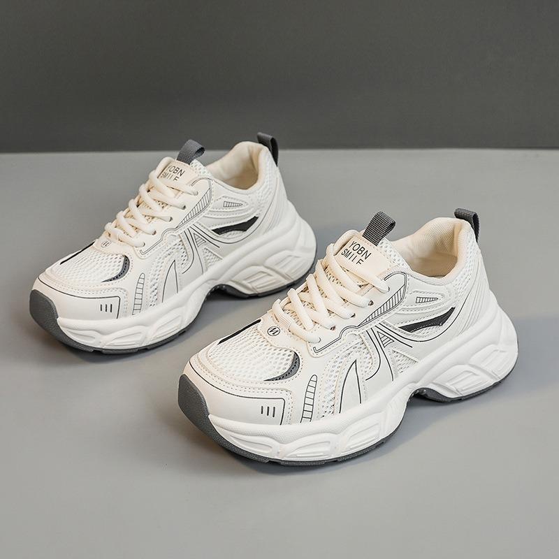 Brand Luxury Women's Chunky Casual Sneakers Spring Trend Mesh Breathable Women Vulcanized Shoes Ola Dad's Shoes Fitness Trainers