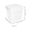Square Bucket Plastic Bucket With Lid Strong Bearing Capacity Food Grade Water Container Multipurpose Bucket With Handle Storage