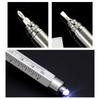 9 in 1 Ballpoint Pen Portable Measure Technical Ruler Handheld Screwdriver Tool  Carpenter Work