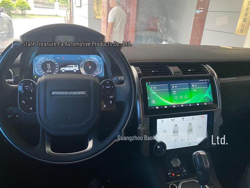 Upgrade Land Rover Discovery 4's central control screen to include Android navigation, LCD climate display, and CarPlay dual-screen features.