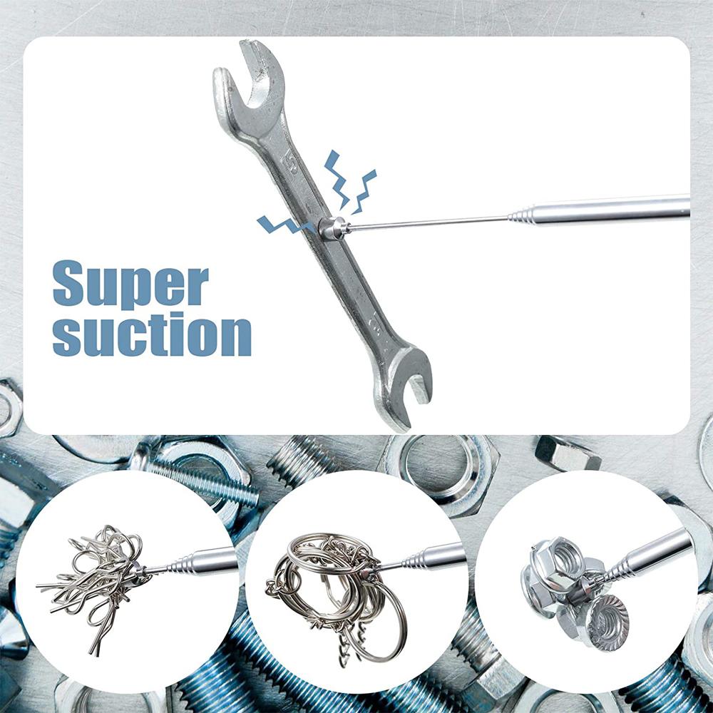 Telescoping Extendable Magnet Pen Magnetic Rod Pickup Tool Retractable Car Repair Machinery Maintenance Garage Workshop Tool