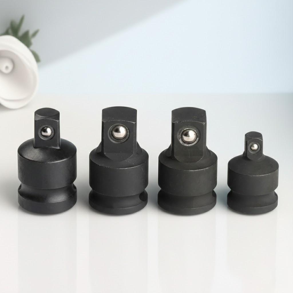 

1/4 3/8 1/2 Inch Air Impact Socket Adapter Set 4PCS Reducer Converter for Electric Wrench Hand Tool Kit