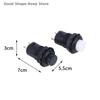 10pcs 12mm Self-Lock Momentary Pushbutton Switches DS-428/427 OFF-ON 3A/125VAC 1.5A/250VAC 12mm Diameter Electrical Components