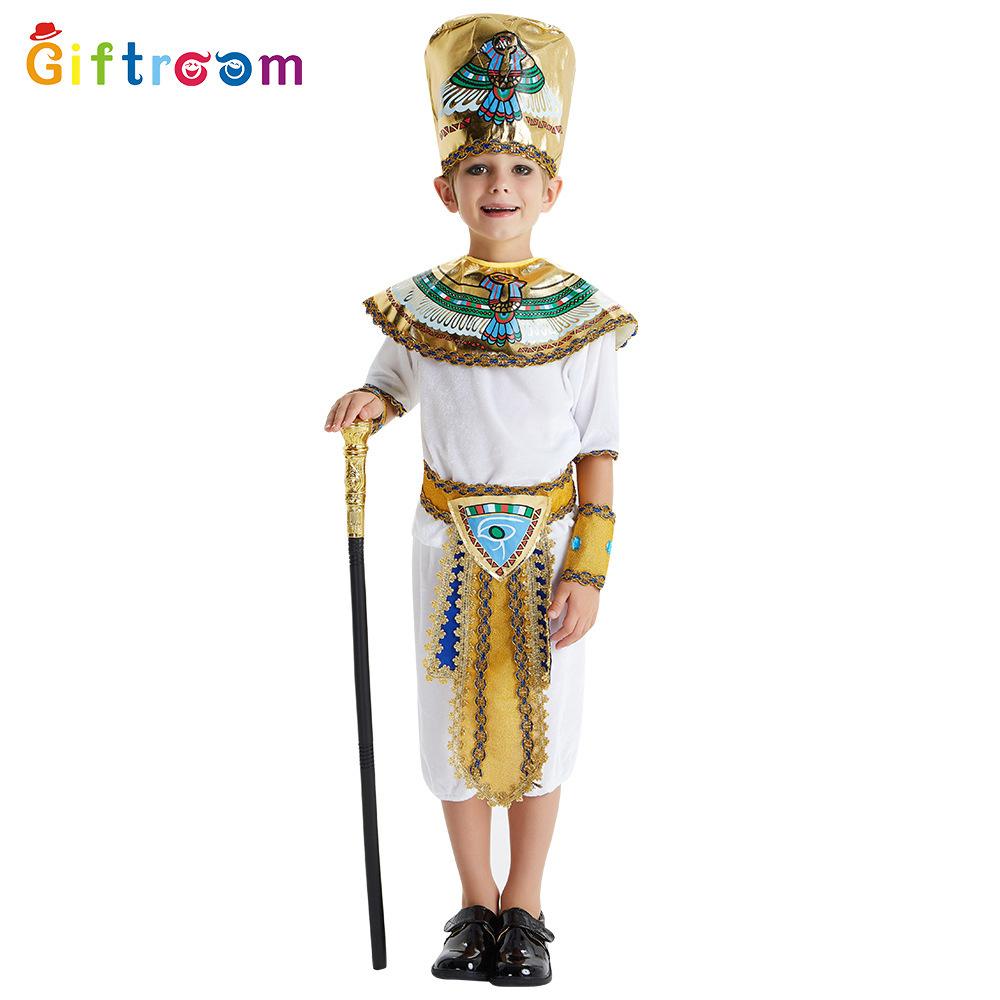 

Versatile Egyptian Nile Prince And Princess Costume For Stage Performances And Halloween Festivities S