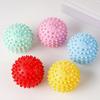 Spiky Ball Dog Toy Squeaky Dog Chew Toy Interactive Puppy Teething Toy Teeth Cleaning Toy for Training Fetch Anxiety Relief