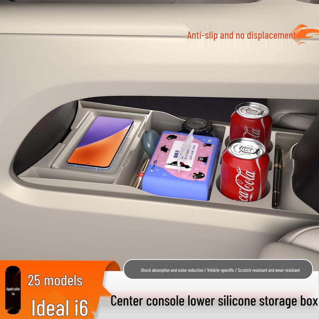i6 Center Console Storage Box for 25 Models - Car Interior Accessory
