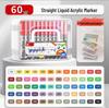 Jinzhi Liquid Acrylic Marker Pen - Soft Tip, Opaque, Large Capacity, Stackable Colors