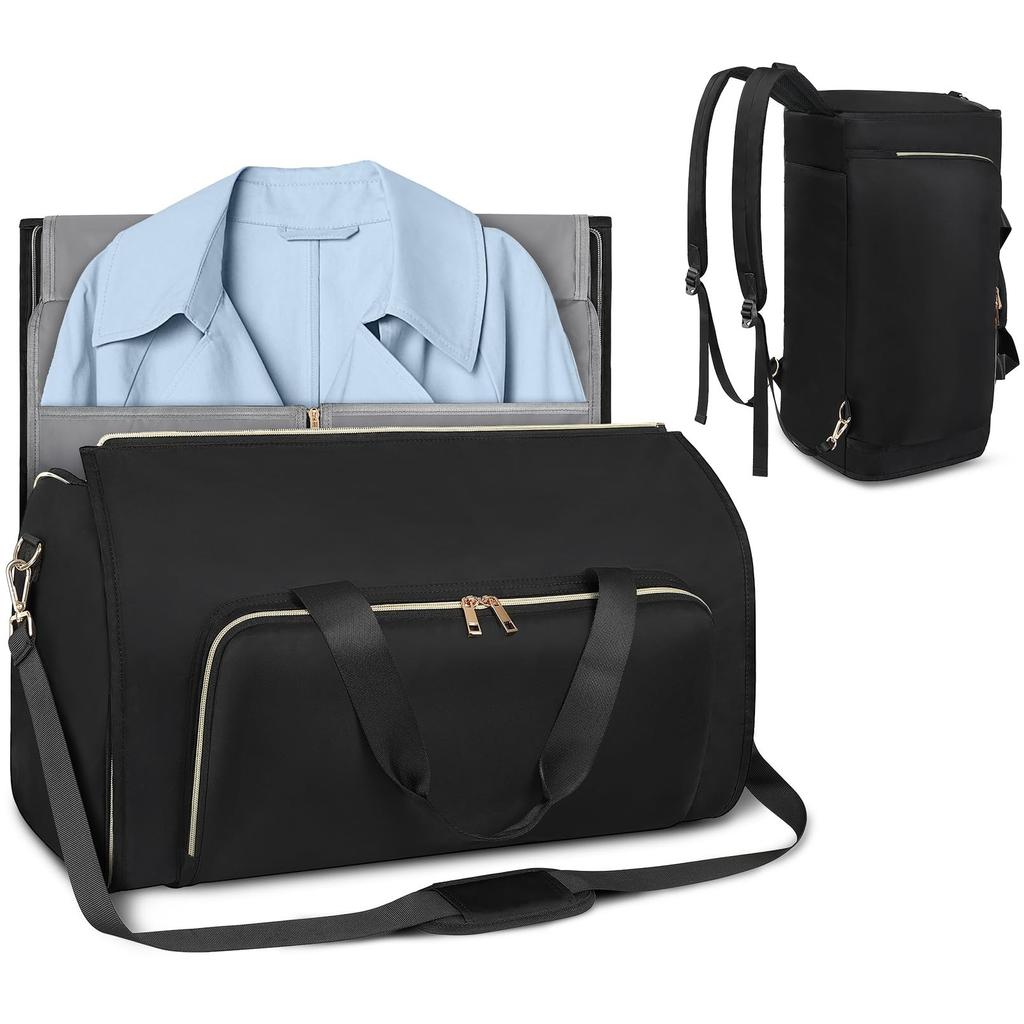 Travel Garment Bag Convertible Belt Removable Hanging Suit Bag Carry-on Travel Luggage Bag