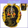 Comfortable Soft Karate Kid Cobra Kai Hoodie Vibrant 3d Animation Unisex Pullover