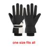 Full Fingers Cold-resistant Winter Gloves Waterproof Piled Riding Gloves Windproof Thickened Cycling Gloves Running