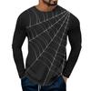 Halloween 3D Digital Printed Men's Casual Base Shirt PLUS SIZE T-Shirts (men’s)