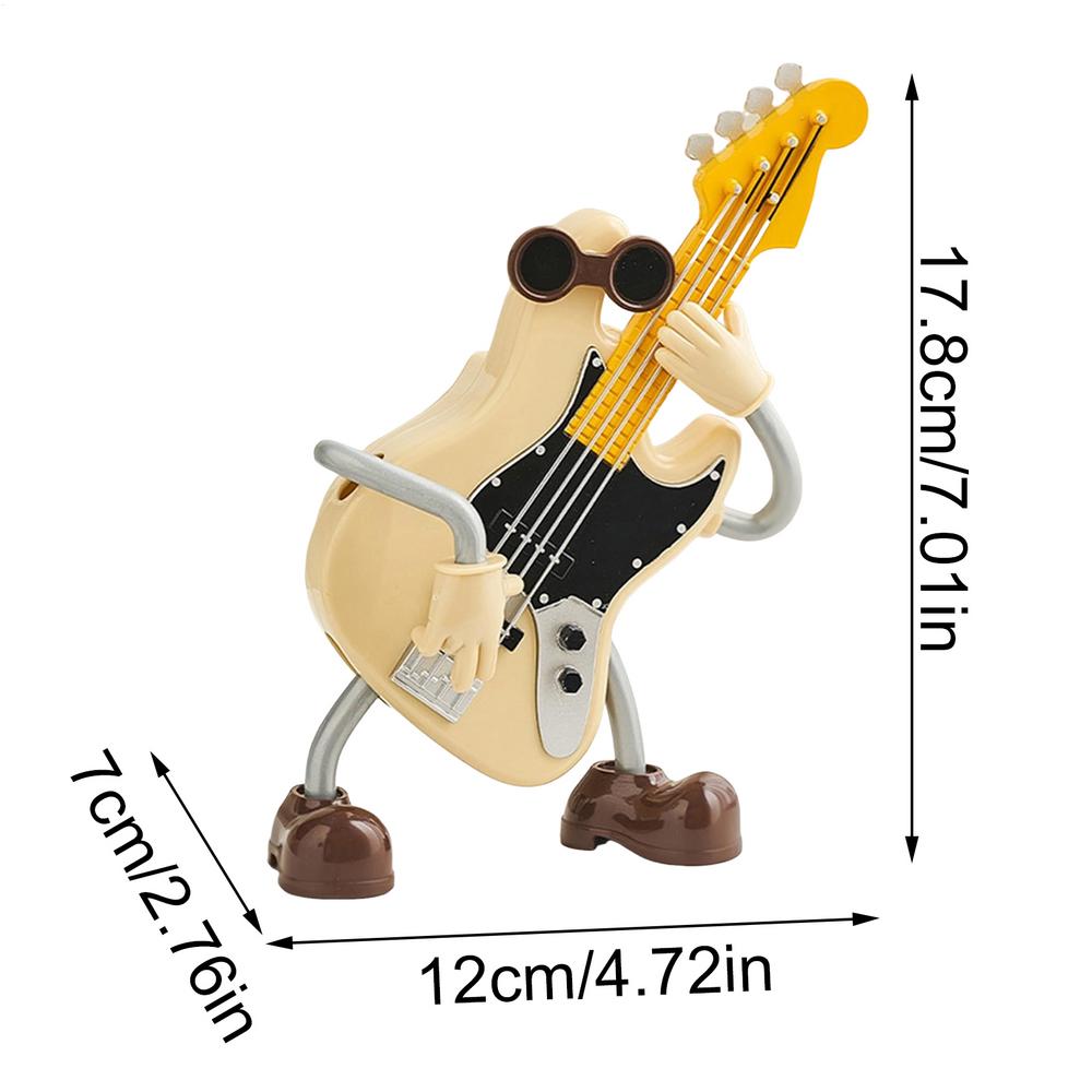 Musical Instrument Statue Abstract Tabletop Display Guitar Statue Desktop Decoration For Music Lovers Boys Girls Kids Bookshelf
