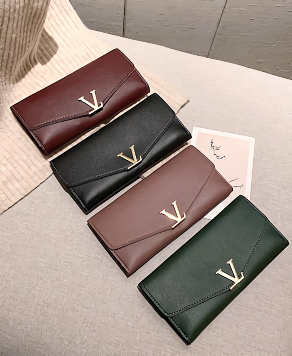 

Довгий гаманець з V-подібною пряжкою V-buckle long wallet [burgundy]