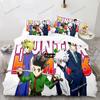 Hunter X Hunter 3D Bedding Set Japanese Anime Twin Queen King Quilt Cover Pillowcases Polyester for Boys Cover Sets Luxury Gift7