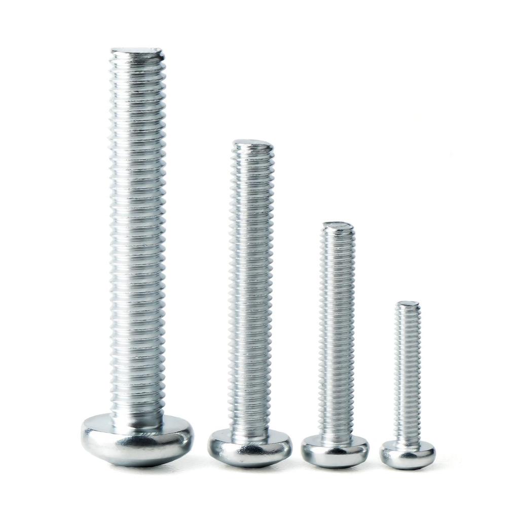 Galvanized GB818 Phillips Pan Head Machine Screws M3-M10