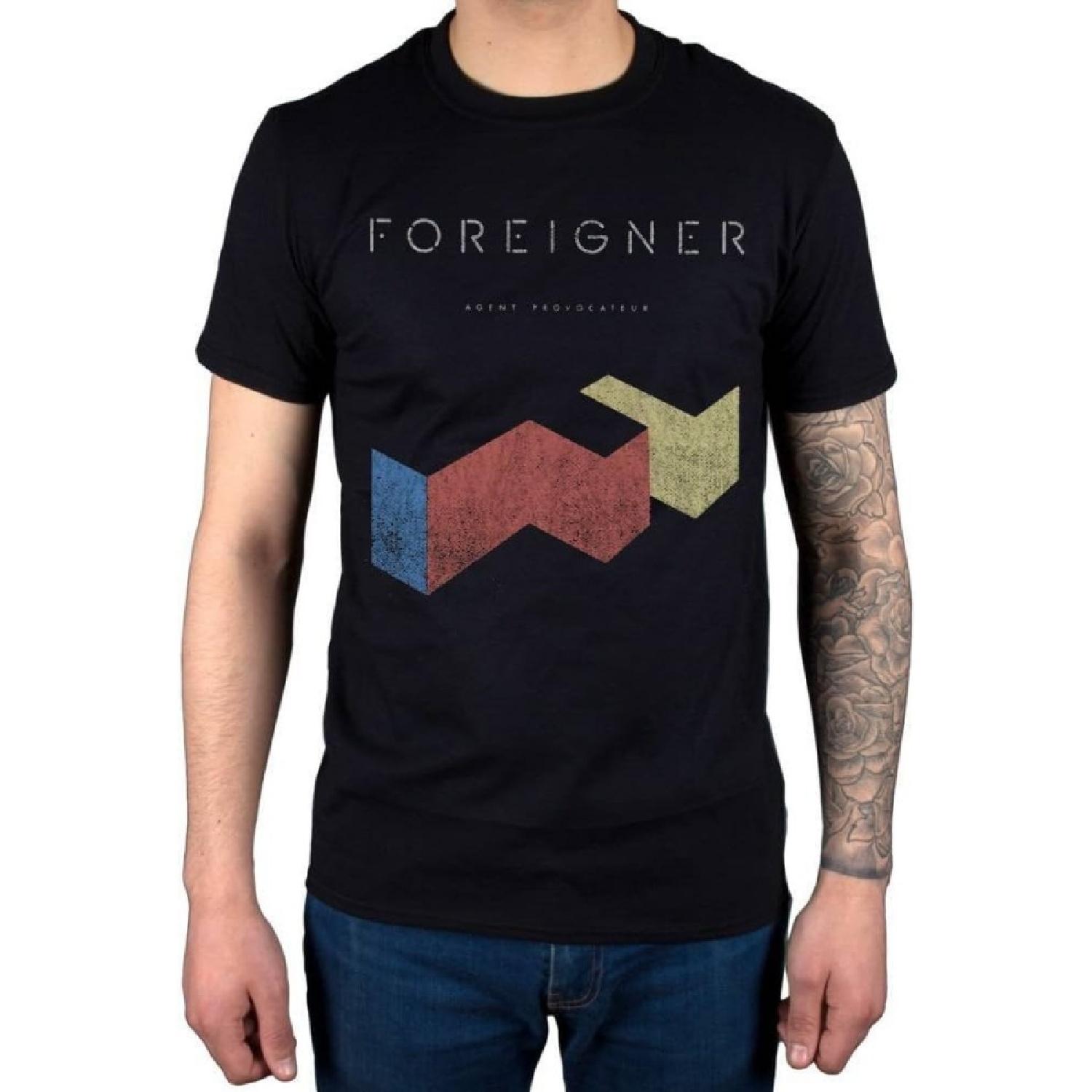 Официальная винтажная футболка Foreigner Agent Provocateur S