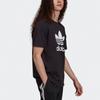 Adidas Originals Adicolor Classics Large Logo Print Sports Crew Neck Short Sleeve T-Shirt Men Tops Black H06642