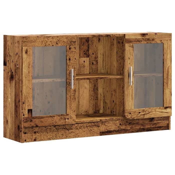 VidaXL Buffet vieux bois 120x30,5x70 cm bois d'ingénierie 856164