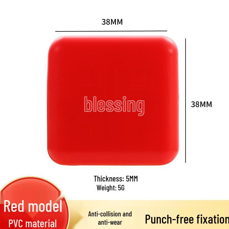 Self-Adhesive Silicone Anti-Collision Beads: Transparent Door Handle & Toilet Lid Shock Absorbers
