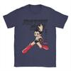 T-shirt Astro Boy da Uomo Vintage Puro Cotone Maglietta Girocollo Manica Corta T-shirt Abbigliamento Originale