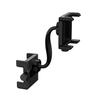 Car Rearview Mirror Phone Holder Telescopic Mobile Phone Stand Metal Mount for 4-7 Inch Cell Phones