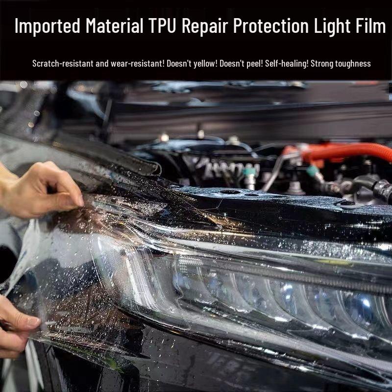 Toyota Corolla TPU Color-Changing Protective Film: White to Purple and Black Transition