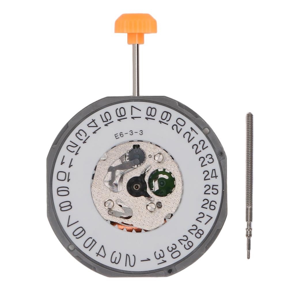 3-Pin Quarz Uhrwerk Reparaturteil für 1M12 Quarz Uhr Einfache Einrichtung Uhrwerk Zubehör Datum 3