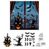 Halloween Window Clings Wall Decorations Bats Spider Castle Withered Tree Stickers for