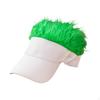 Men's Hair Visor Sun Hat with Fake Trendy Protection for Walking Hiking