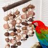 Bird Cage Toys for Parrots  Hanging Standing Wood Birds Swing Reliable Chewable Bite Bridge Wooden  Parrot Toy Bird Toys