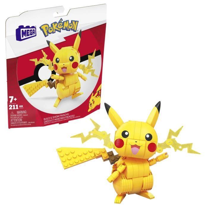 Mega Construx - Pokemon Pikachu À Construire - Briques De Construction - 7 Ans Et + GMD31