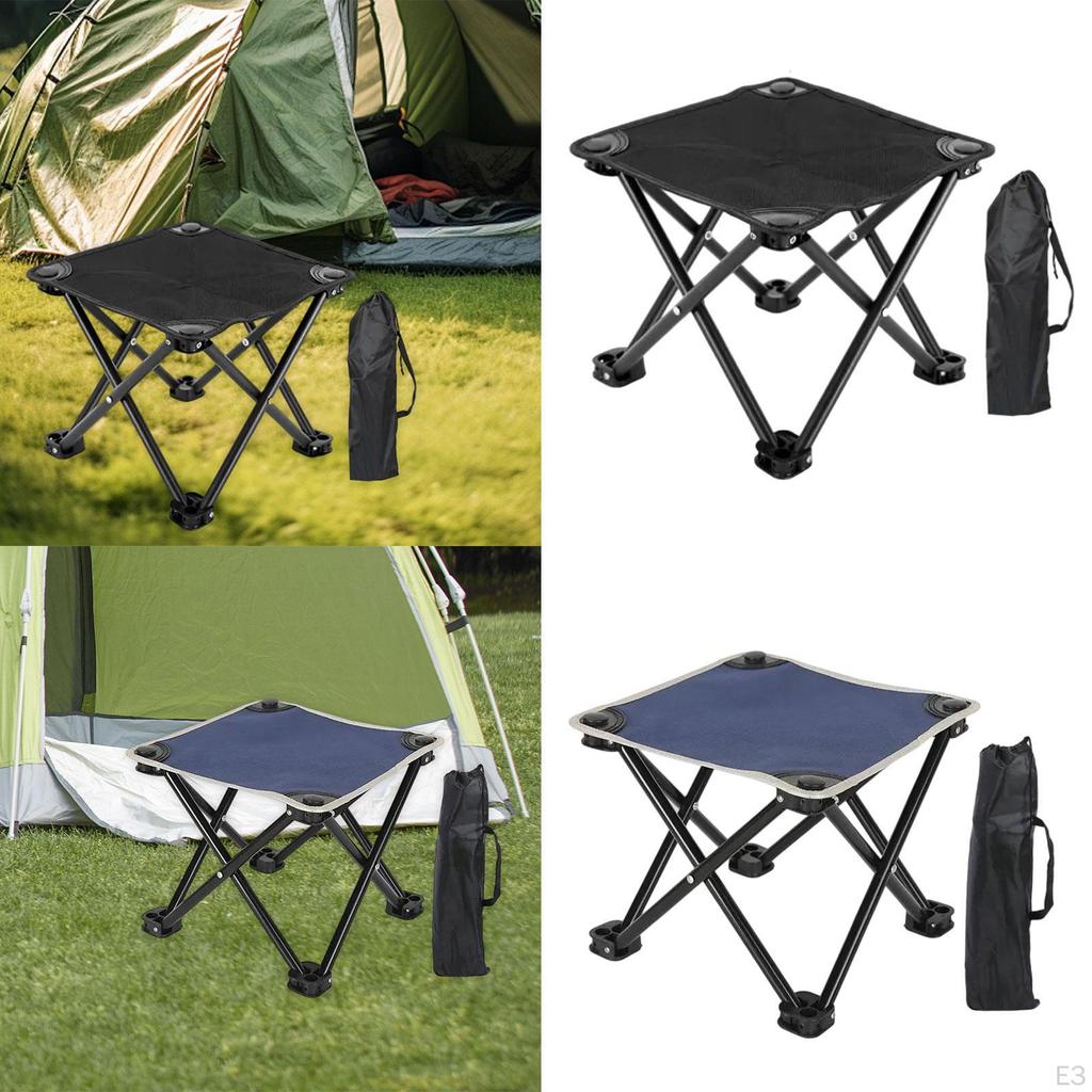Camp Stool Compact Rest with Transport Bag for Walking Travel Patio