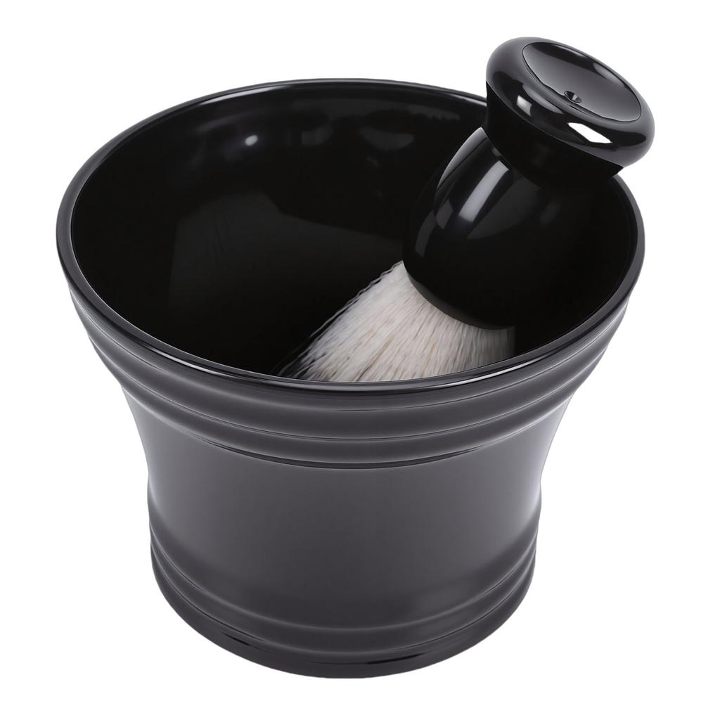 Shaving Brush and Soap Bowl Soft Nylon Brush Beard Shaving Tools Set for Home Salon Use 2 Piece Set